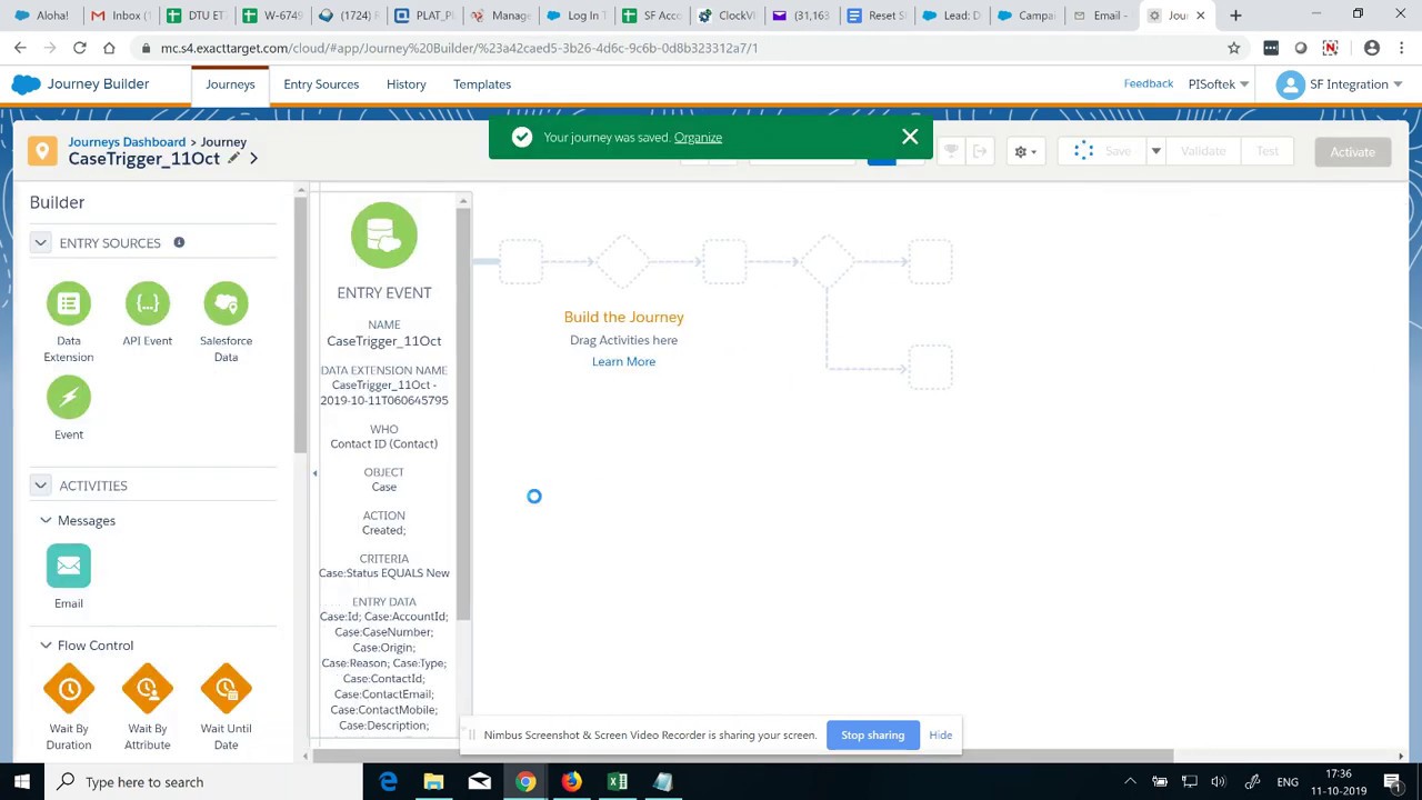 Salesforce Journey Builder Live Example 2