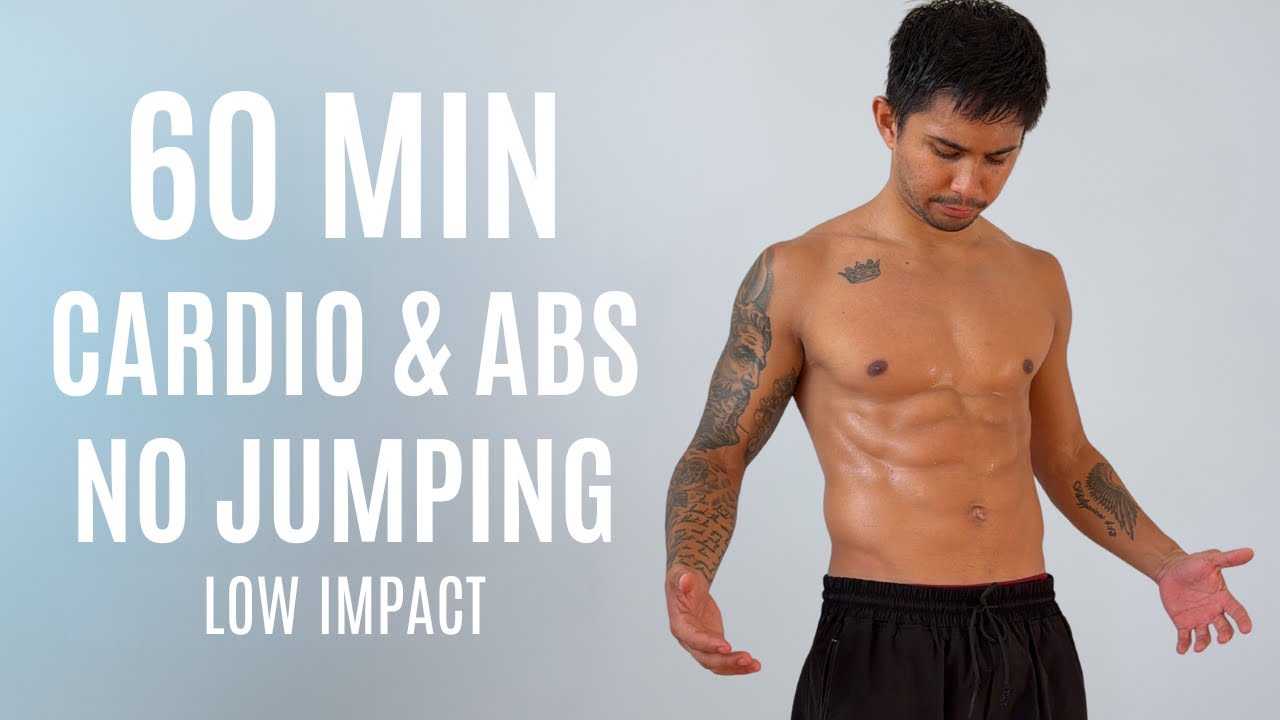 60 Min Cardio & ABS HIIT (NO JUMPING) 🔥 Low Impact Core Shred | At Home Workout