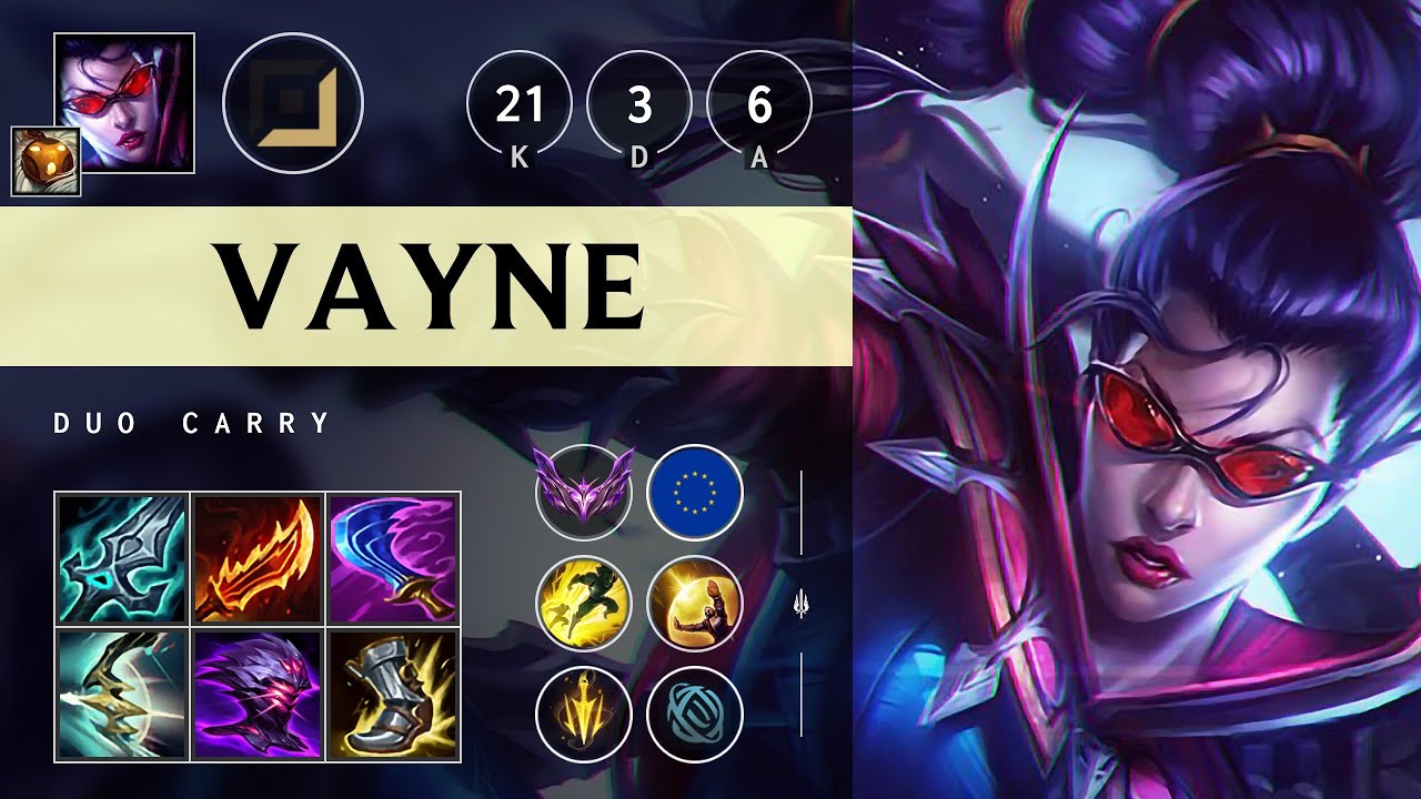 Vayne ADC vs Ziggs: Triple Kill, Legendary - EUW Master Patch 14.20