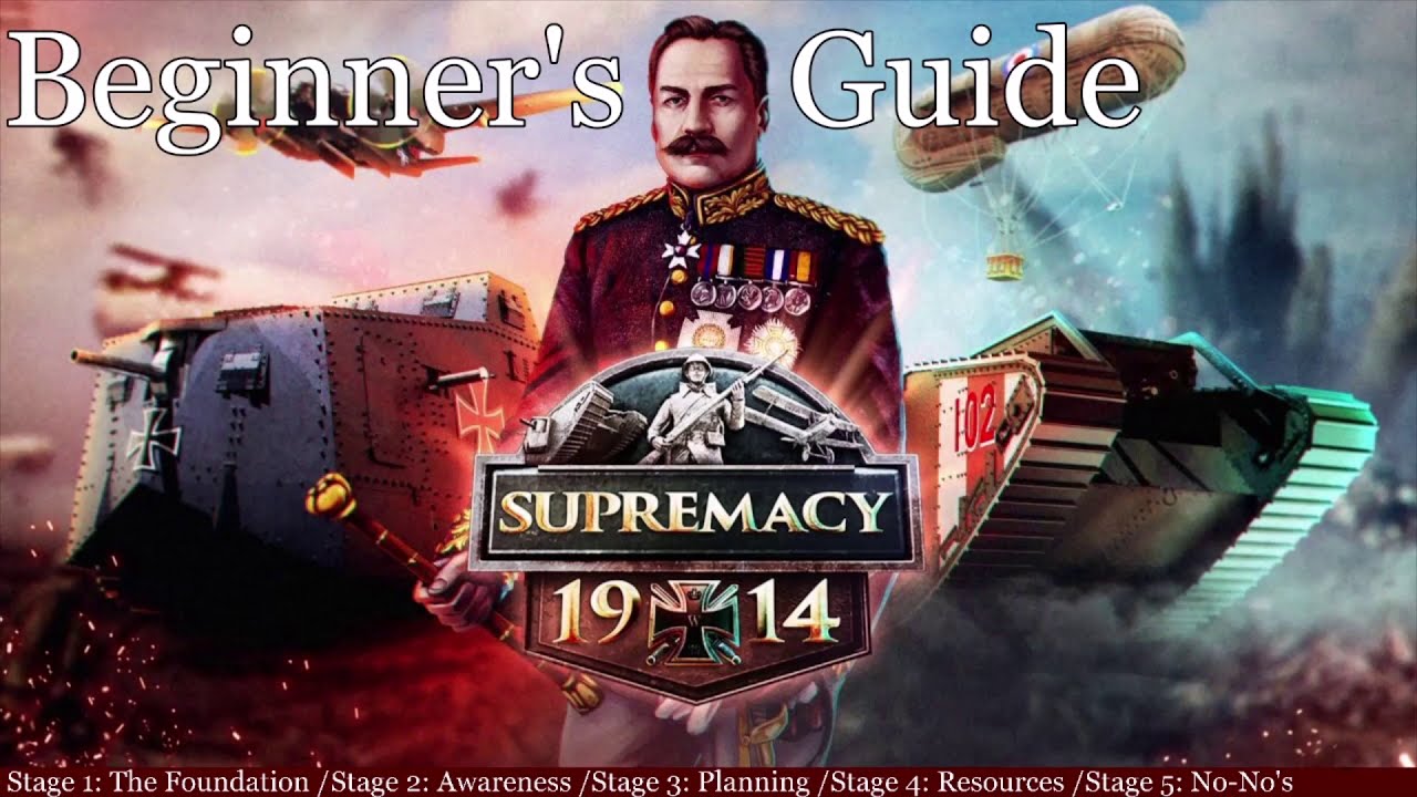 Supremacy 1914 Tutorial - Getting started (all you need to know)