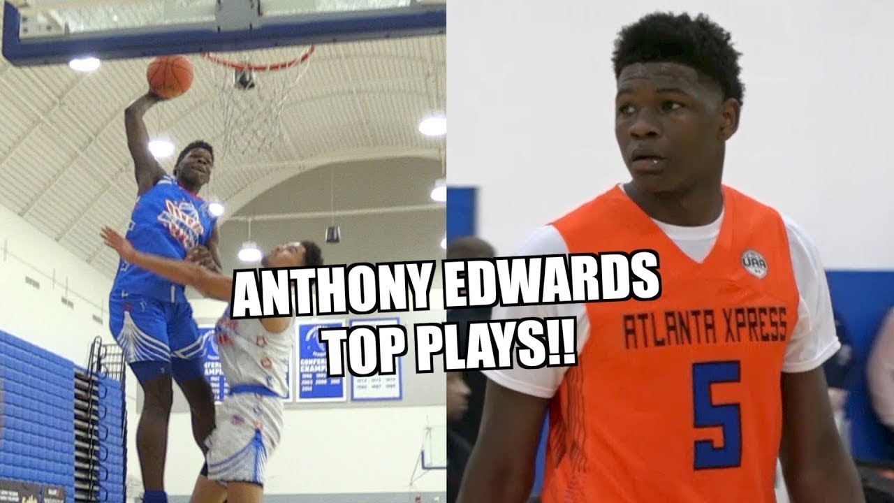 ANTHONY EDWARDS DUNK REEL FROM HIGH SCHOOL!