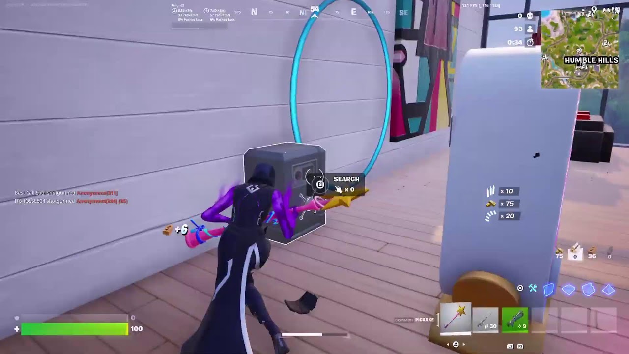 Playing Fortnite during the snowstorm!!