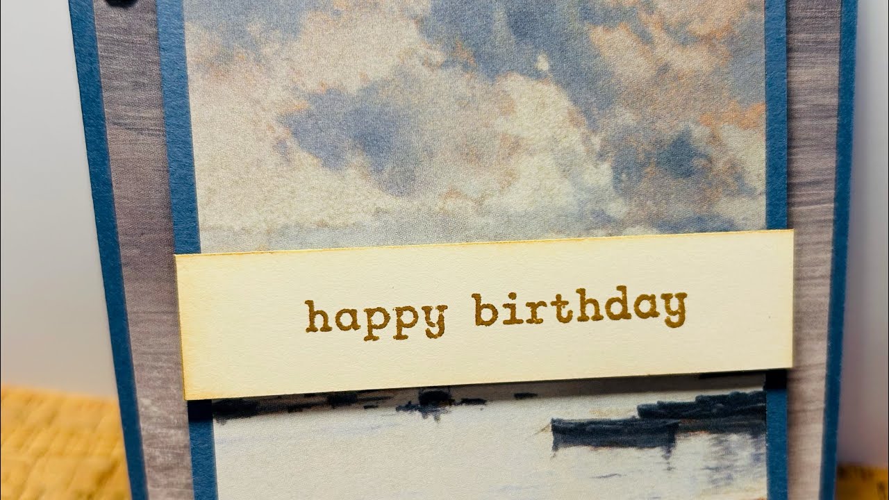 I’m Creating a more masculine card using the Sweet Jars bundle today 