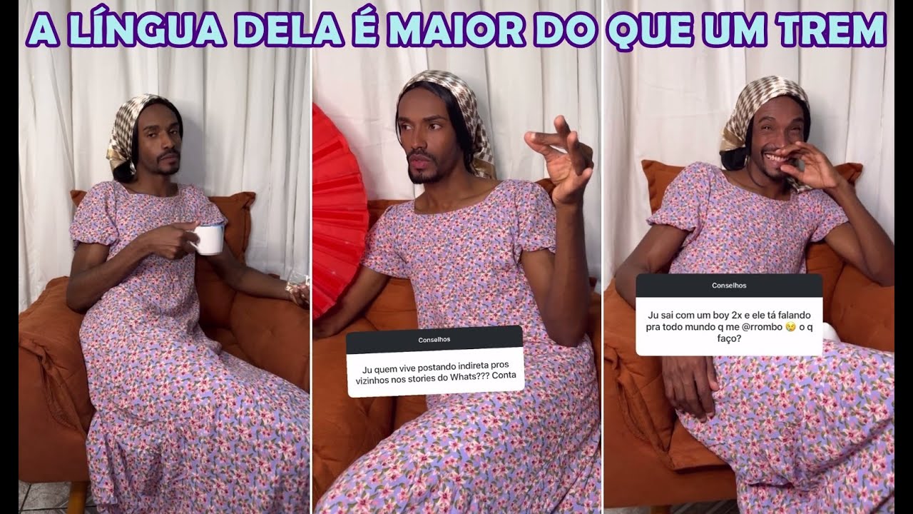 Bombom ativando os conselhos da Jurema e caindo na risada com as presepadas