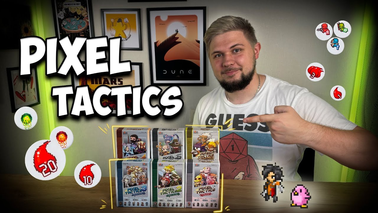 Серия игр Pixel Tactics | Обзор игры | | Настолки в деталях | Pixel Tactics |