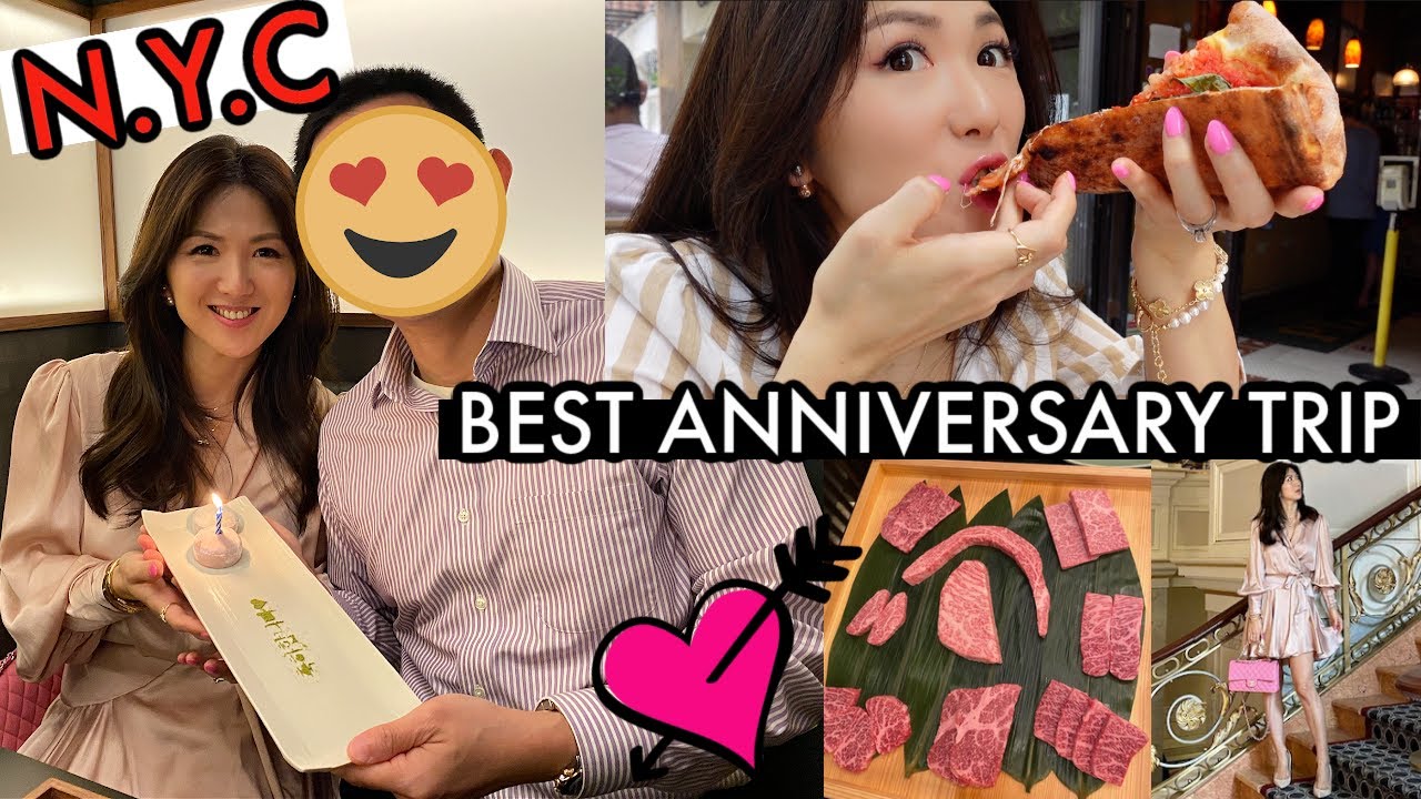 NYC VLOG | BEST Anniversary TRIP EVER!!! BEST RESTAURANTS IN NYC🙌🏼 | CHARIS ❤️