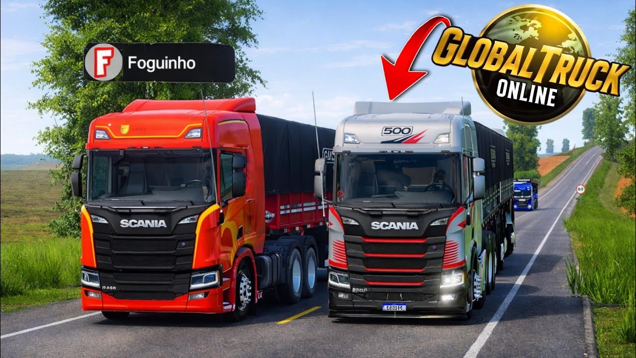 GLOBAL TRUCK ONLINE - CURTINDO A NOVA ATUALIZAÇÃO EM COMBOIO COM OS INSCRITOS