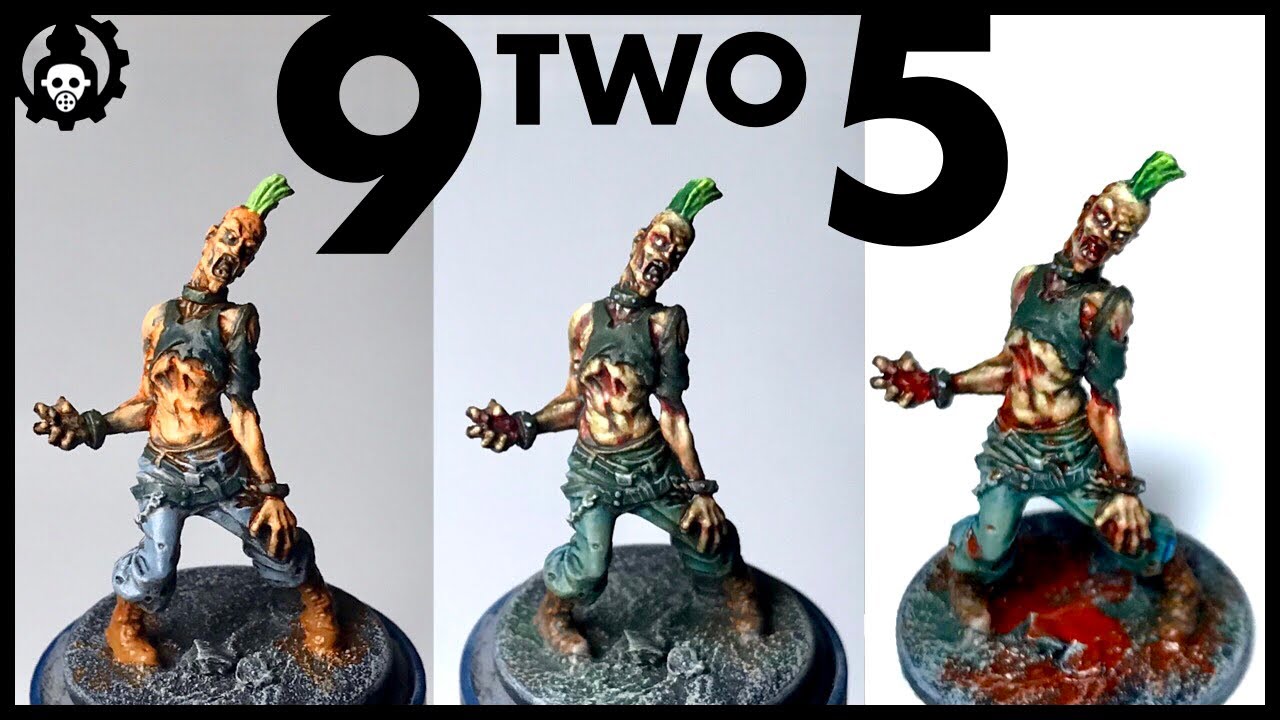 ZOMBICIDE Miniature Painting | Zombie Speed Painting