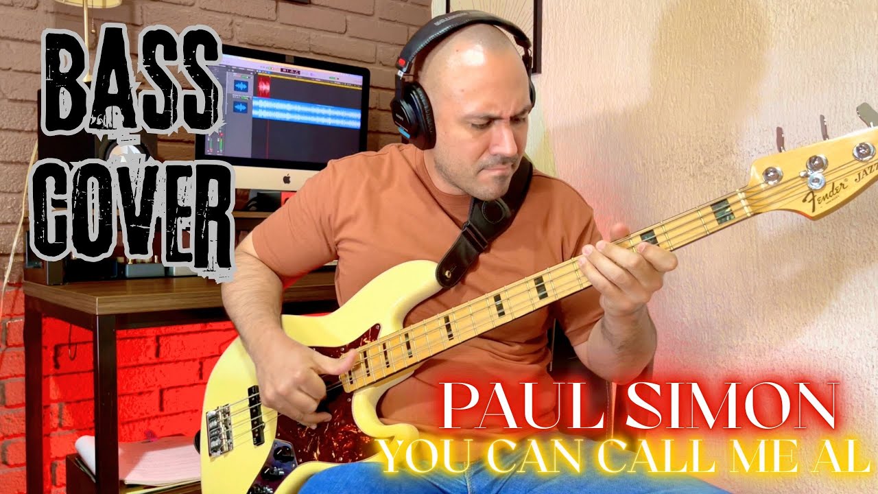 Paul Simon - You Can Call Me Al (JANDREX BASS COVER)