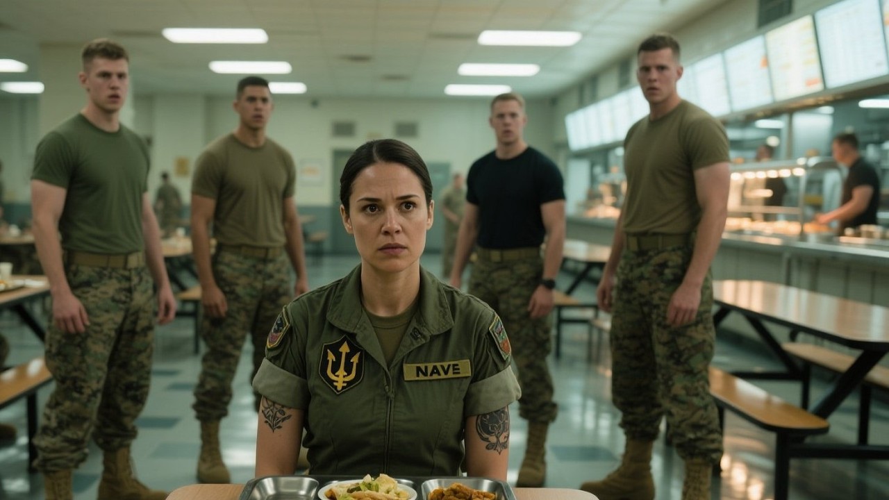 5 Recruits Tried to Intimidate Her in the Mess Hall Seconds Later They Found Out She Was a Navy SEAL