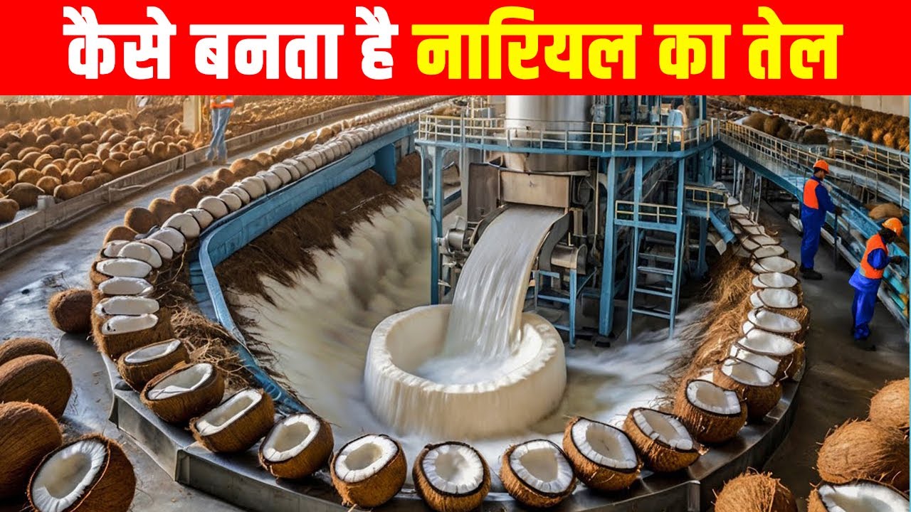 नारियल से तेल कैसे निकाला जाता है | How is oil extracted from coconut