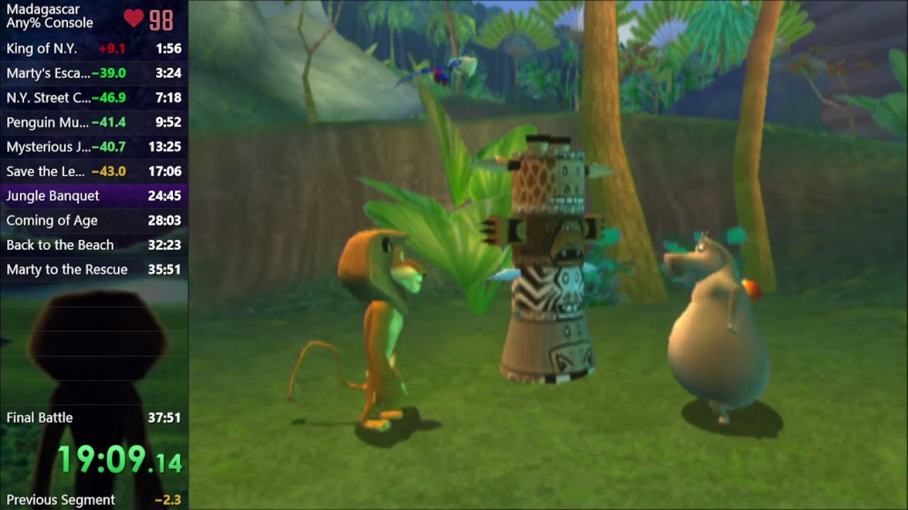 Madagascar (Xbox) - Any% in 36:44