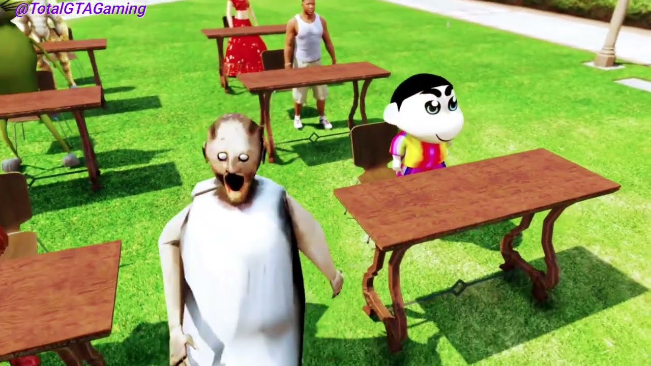 GTA 5 school time story mode | franklin & shin Chan 