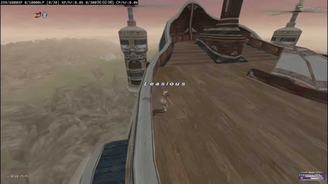 Final Fantasy XI Jeuno to Kazham Airship Journey.