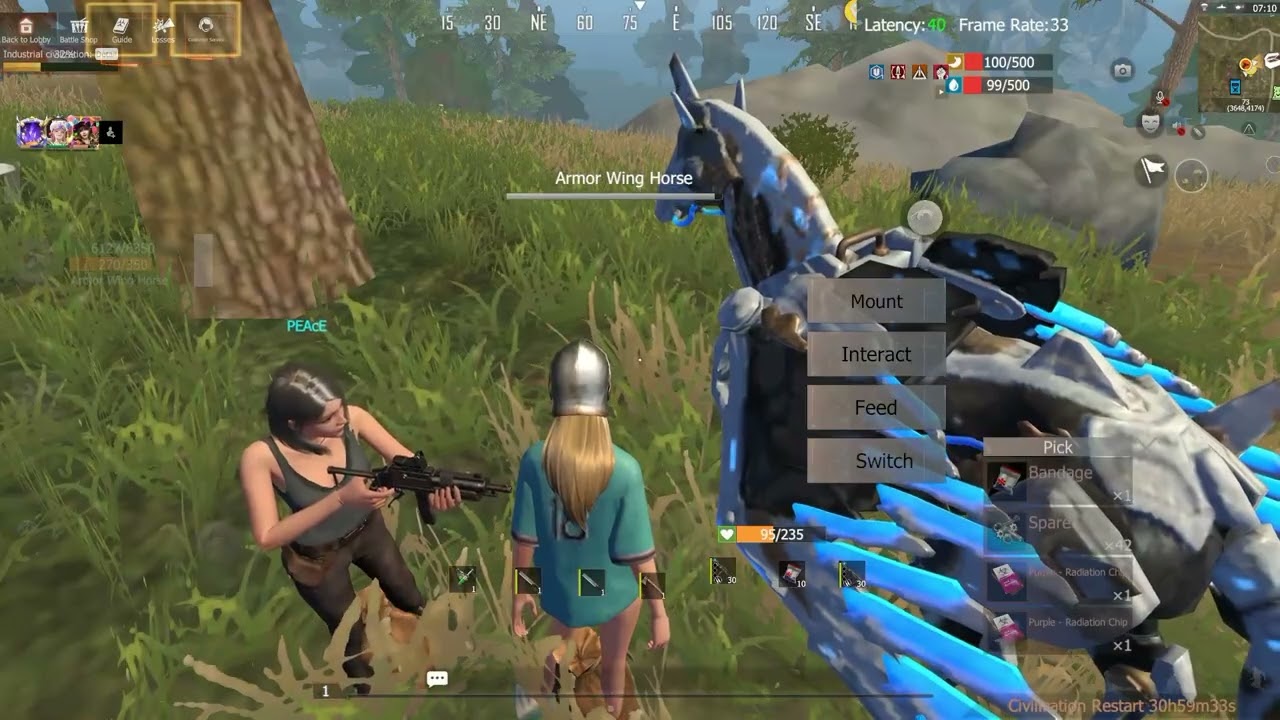 | RAMPAGE MODE | LAST ISLAND OF SURVIVAL |