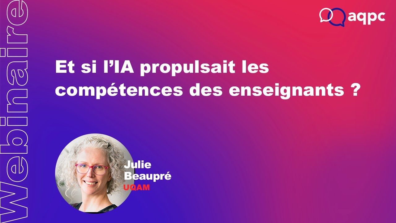 Et si l’IA propulsait les compétences des enseignants?