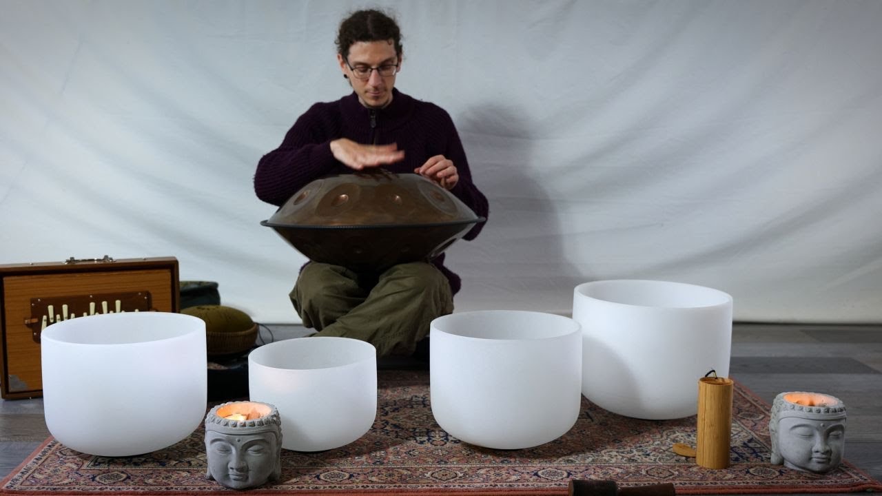 Song of stars | 30 minute Handpan meditation | F# pymgy