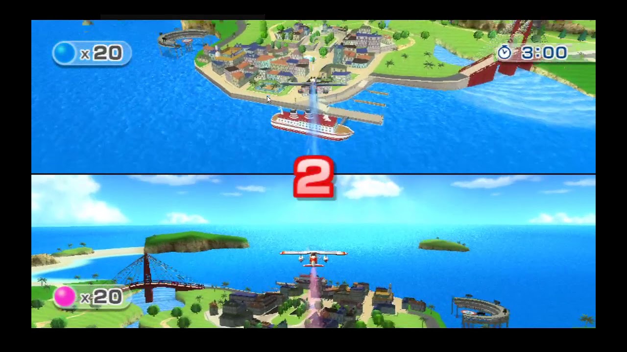 Wii Sports Resort: Airplane - Debug Menu