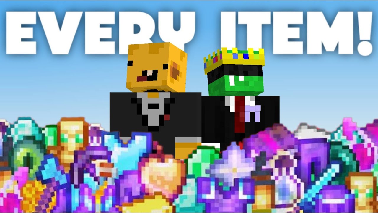 Collecting EVERY ITEM in Minecraft!