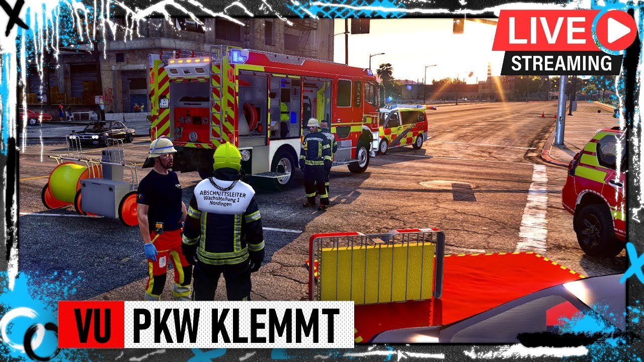 🔴 LIVE | 📟 VU Patient in PKW eingeklemmt ⚡Sector-V Roleplay Maxmilim #live