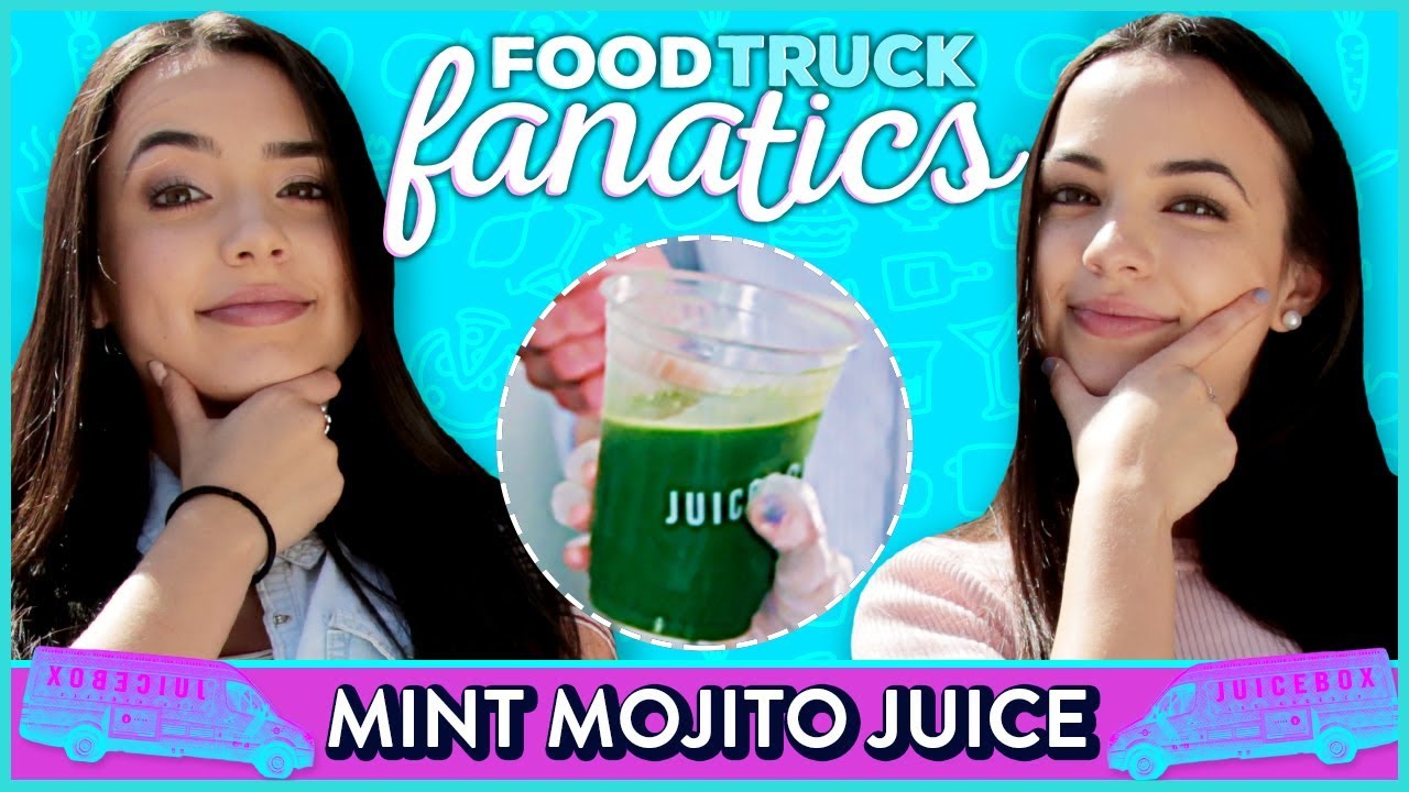 MINT MOJITO JUICE CHALLENGE?! Food Truck Fanatics w/ Merrell Twins