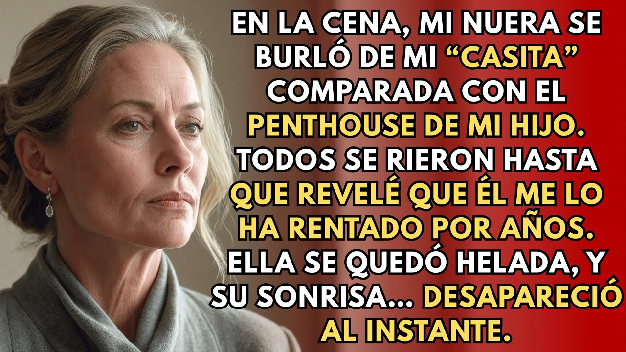Mi nuera se burló de mi “casita” comparada con el penthouse de mi hijo. No sabía que yo soy la...