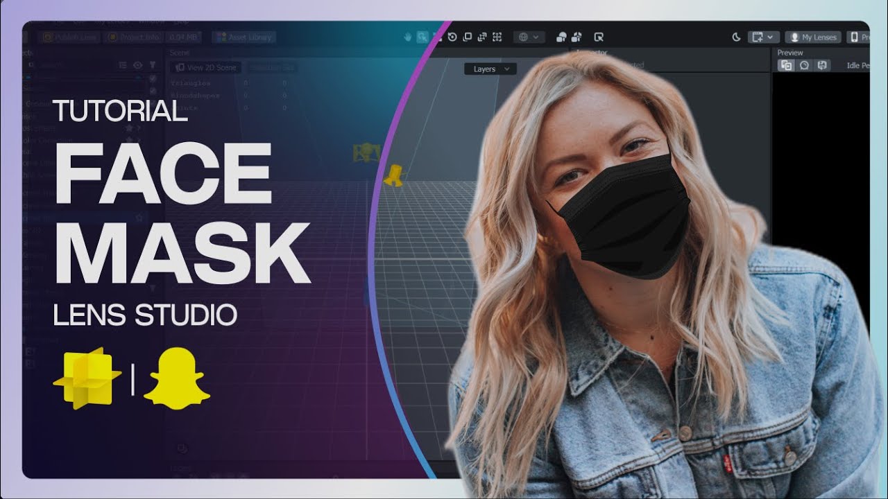 Маска для лица — видеоурок от Lens Studio | Создайте свой собственный фильтр Snapchat