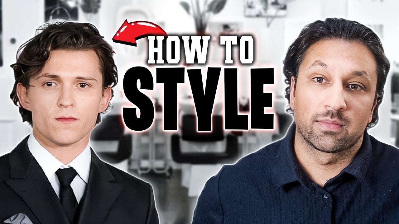 Tom Holland Hairstyle Tutorial | Wavy/Curly Hairstyle for Men