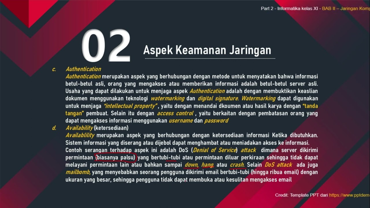 Part 2 - Informatika Kelas XI - BAB II - Jaringan Komputer atau Internet