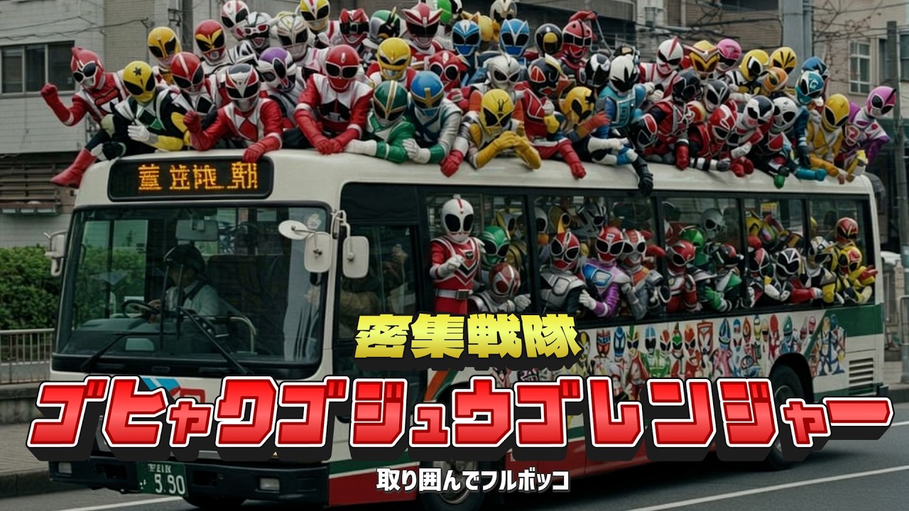 【AIが作ったヒーロー】密集戦隊！ゴヒャクゴジュウゴレンジャー！OP