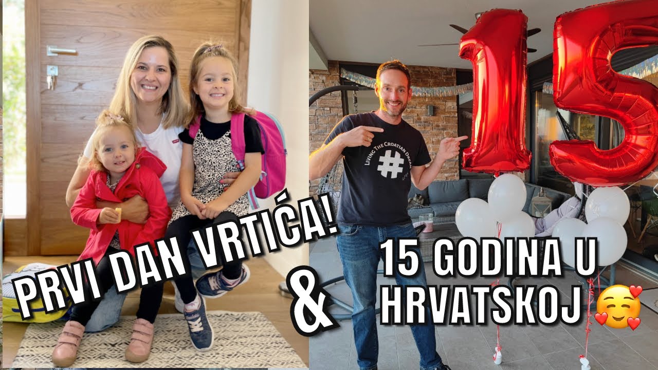 ANNA IDE U VRTIĆ I 15 GODINA U HRVATSKOJ | VLOG | mama 4 djece |