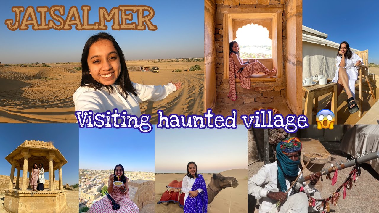 Jaisalmer Vlog | Visiting haunted village😱 |Desert Safari | gopsvlog