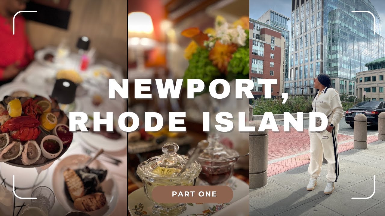 Newport, Rhode Island Travel Vlog | Bed & Breakfast Inn | Seafood on the Pier | Wedding