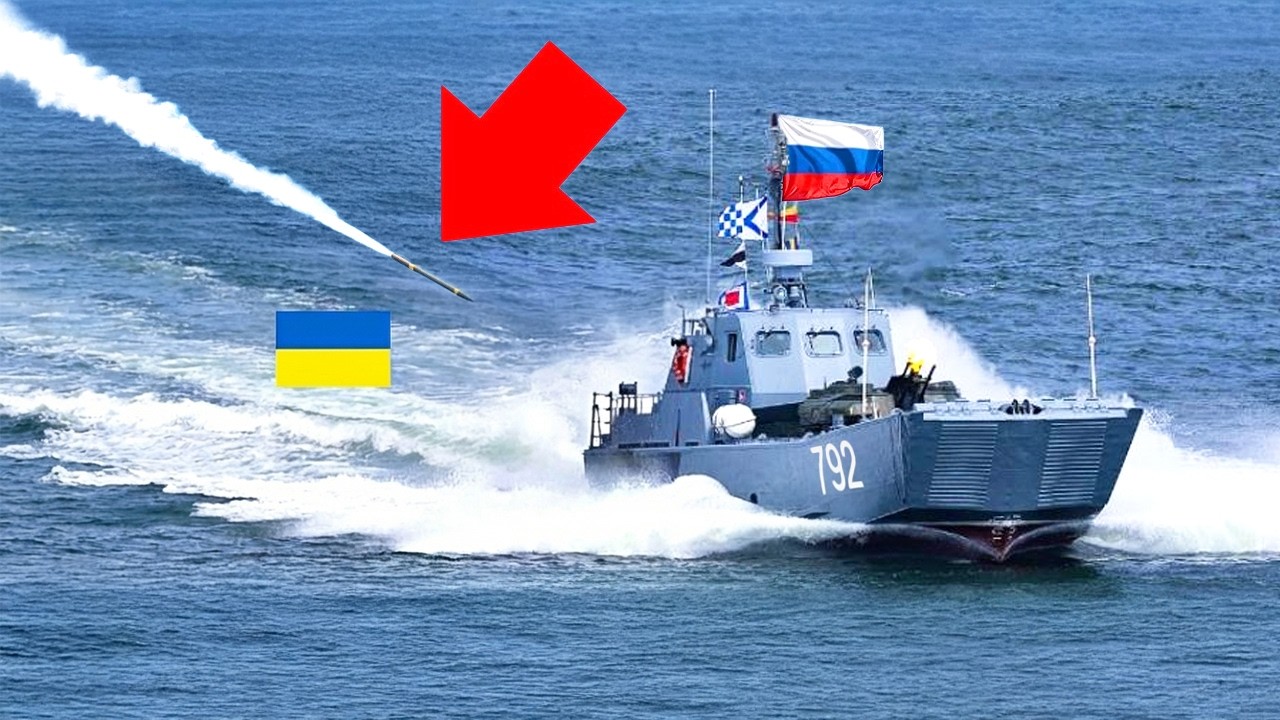 Российская лодка пыталась ускользнуть от украинских беспилотников – БОЛЬШАЯ ОШИБКА