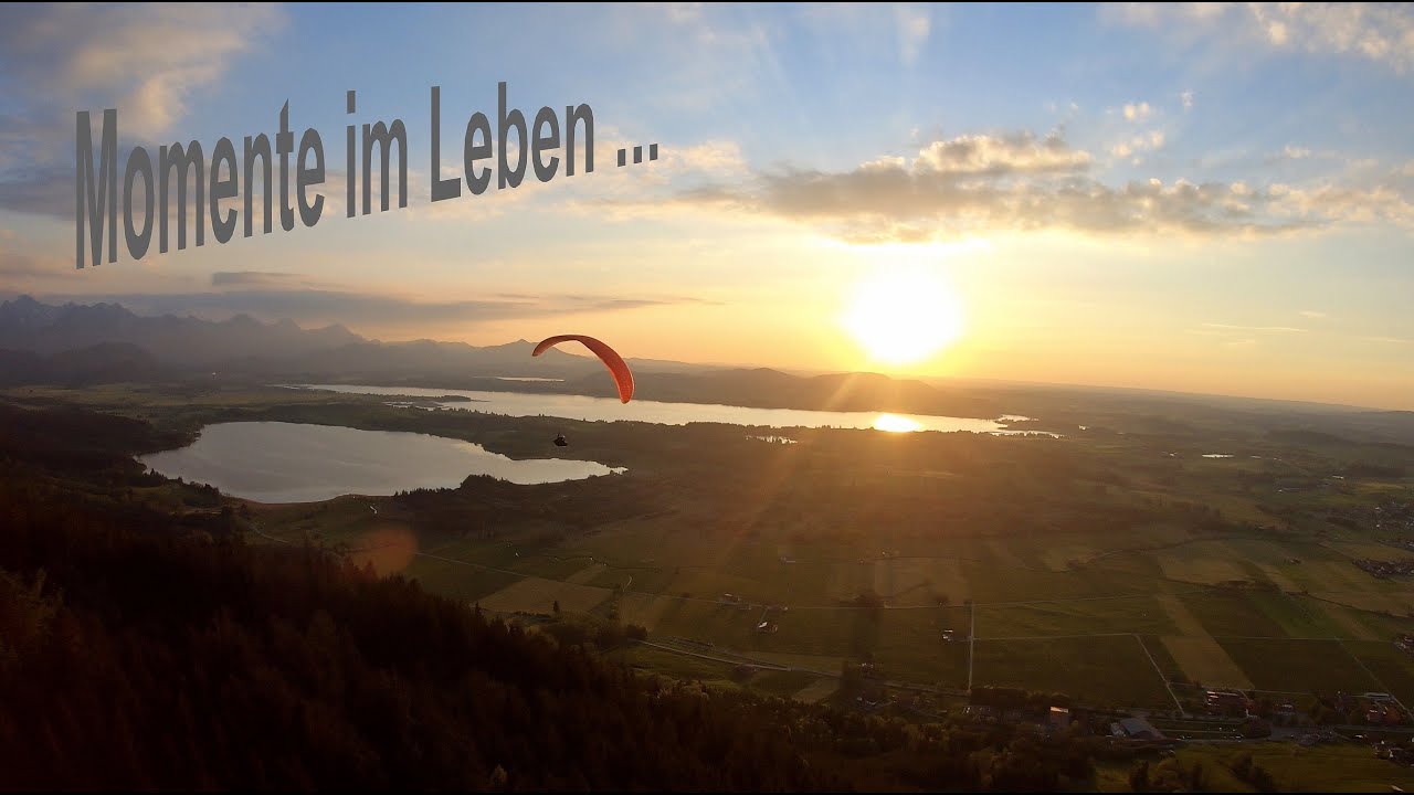 Gleitschirmfliegen - Momente im Leben