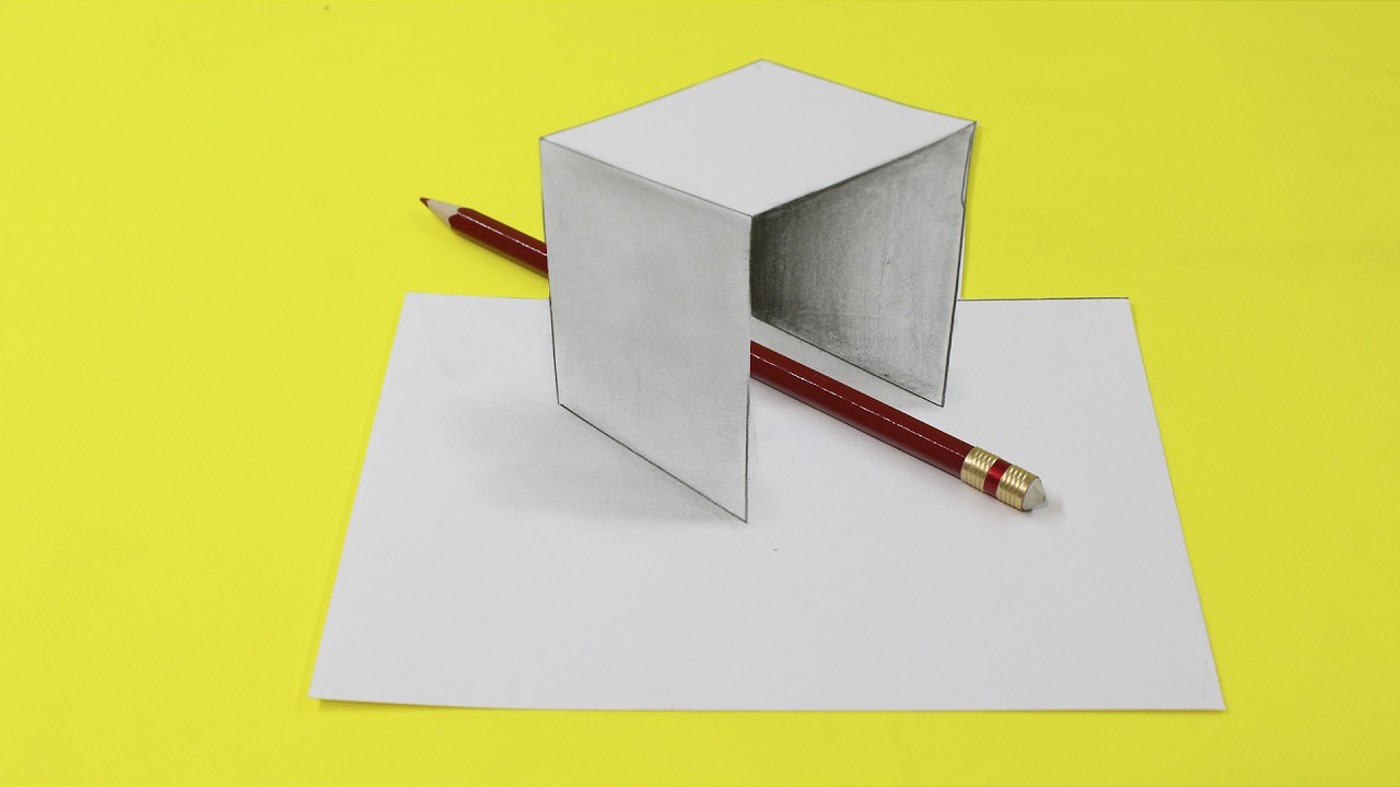 🔥 Como Hacer Dibujos en 3D para Principiantes Sobre Papel - Arte 3D