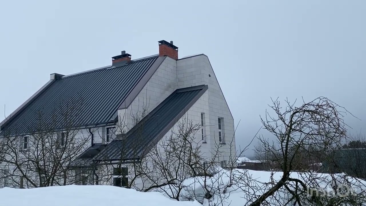 02.03.26. Пофизкультурилась со снежком)) Как выглядит мой дом с северной стороны. 