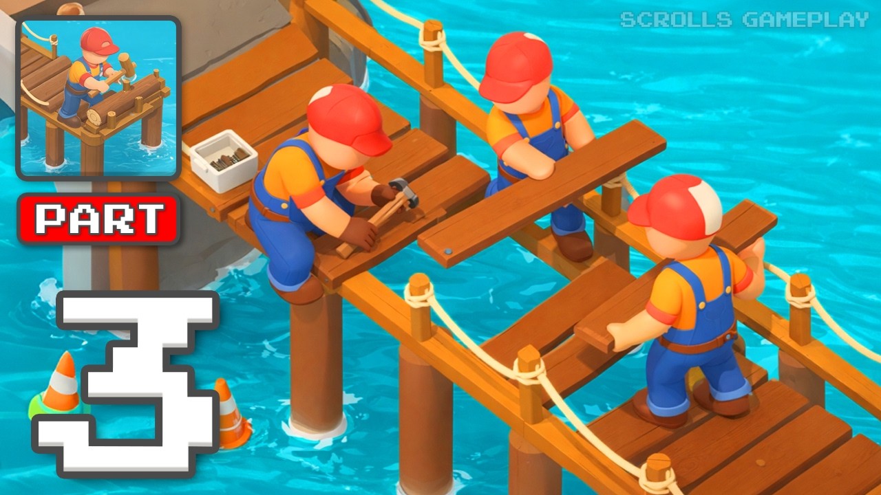 Road Builder: City Life - Gameplay Walkthrough Part 3 - Connect Blocks Lead Growth (iOS, Android)