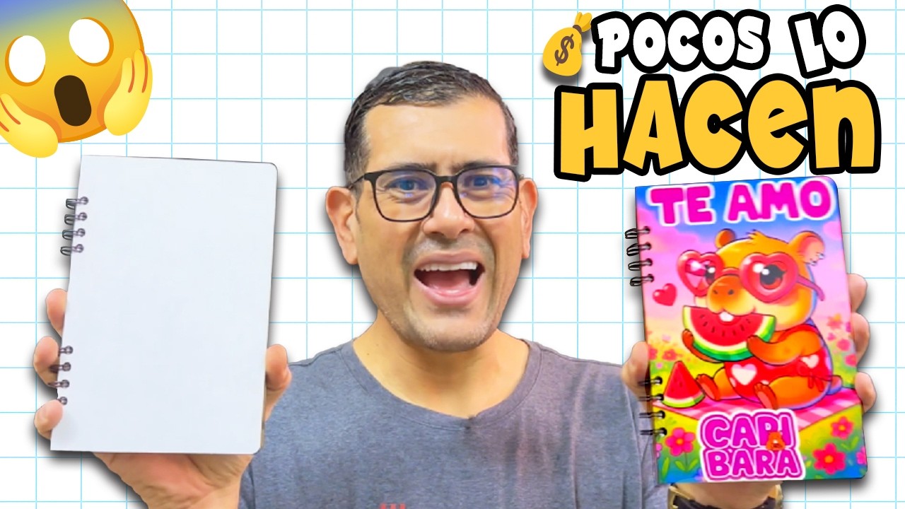 😮 Convierte la SUBLIMACIÓN en una MINA DE ORO sublimando CUADERNOS 💰🚀