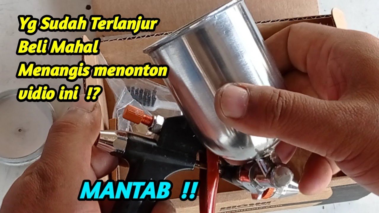 Review & Trial New Spray Gun K3 Hioshi