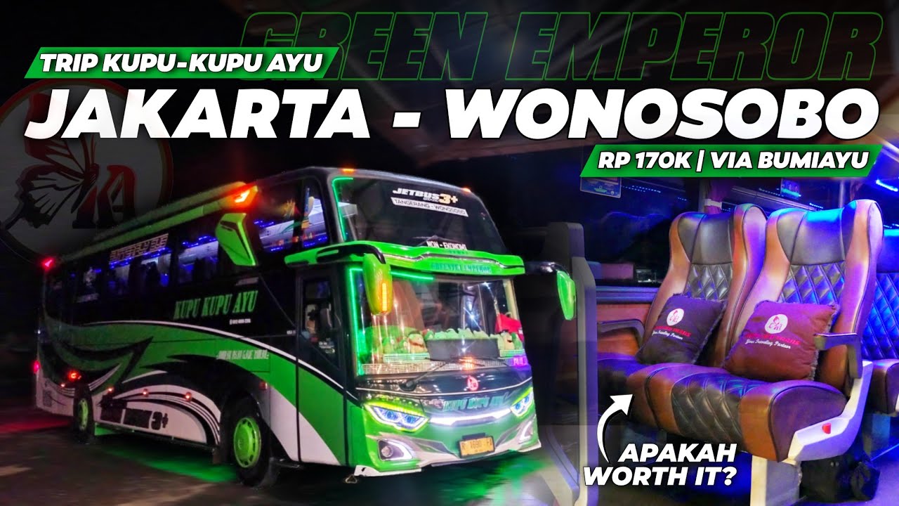 WORTH IT❓ RP 170.000 DAPAT FASILITAS SEPERTI INI⁉️🤔 - Trip Kupu-kupu Ayu ( Bekasi - Wonosobo )