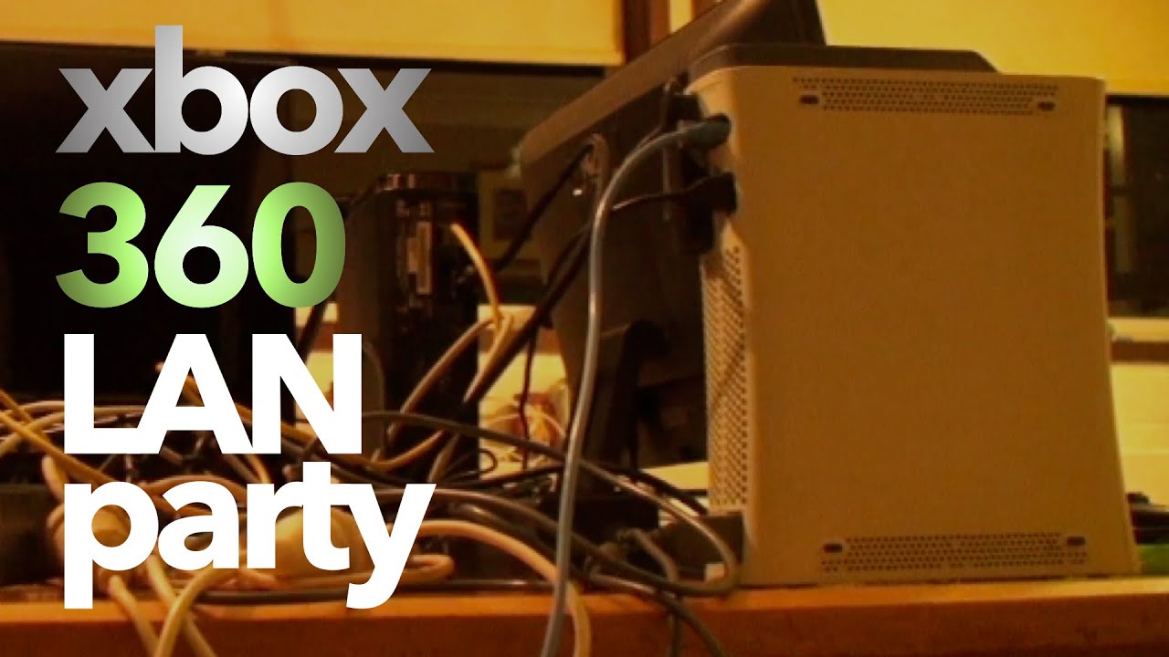 Xbox 360 LAN party (filmed in 2016)