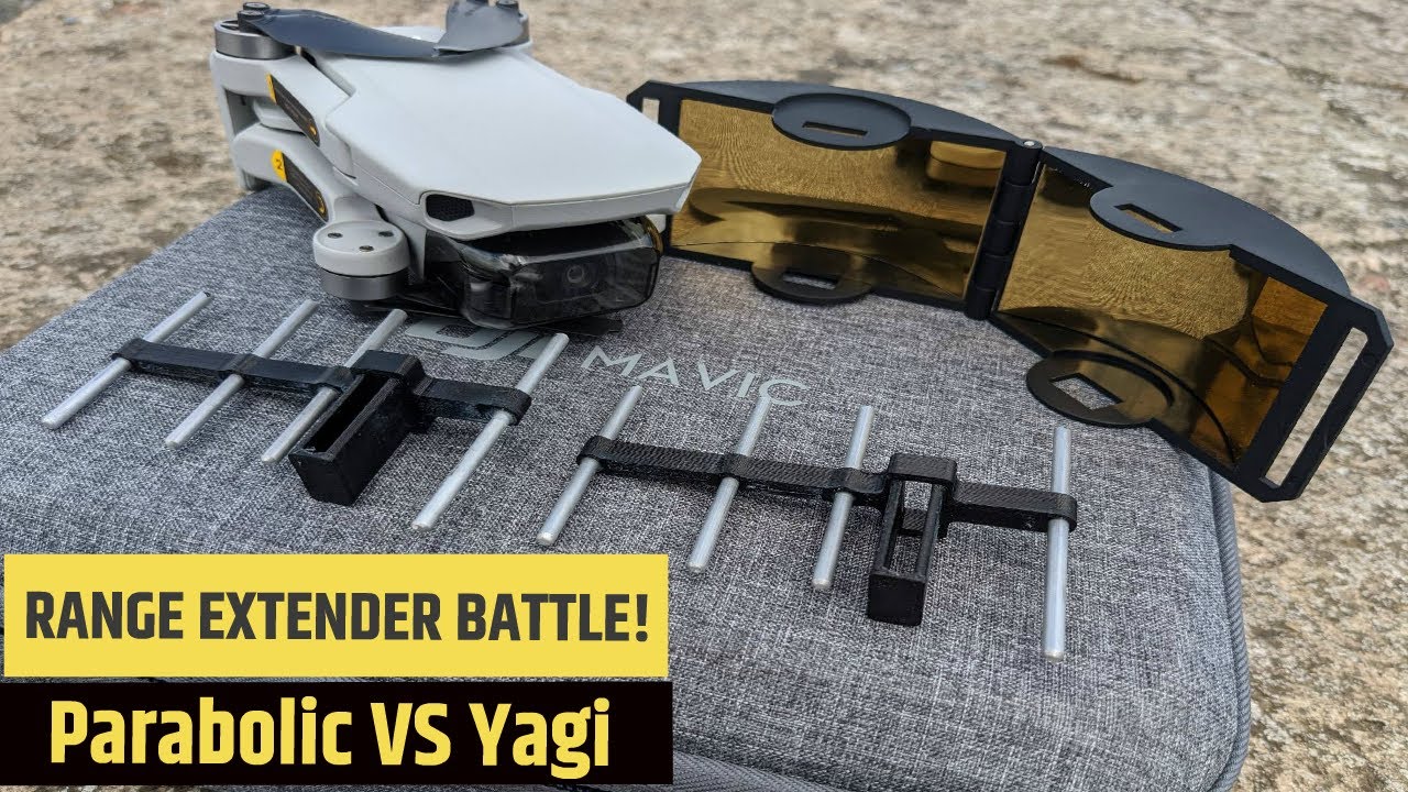 Сравнительный тест расширителя диапазона действия DJI Mavic Mini CE ULTIMATE PARABOLIC и YAGI || ...