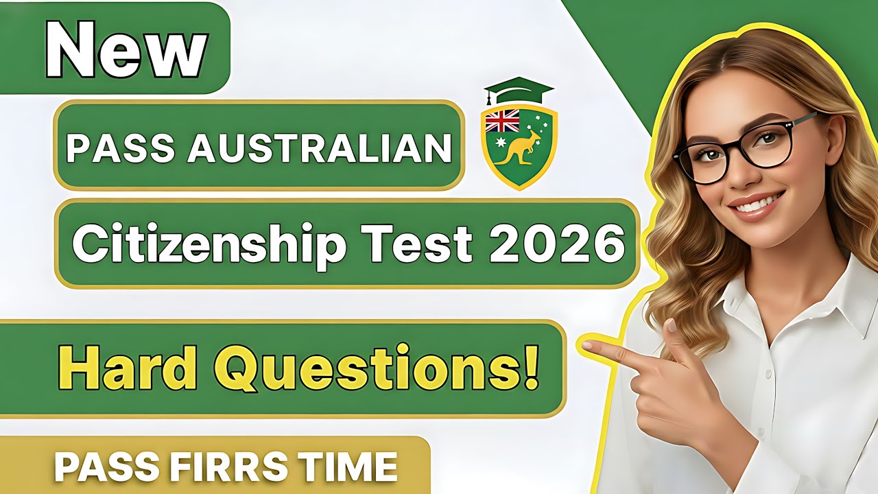 24 HARDEST Australian Citizenship Test Questions 2026 | GUARANTEED PASS MOCK EXAM