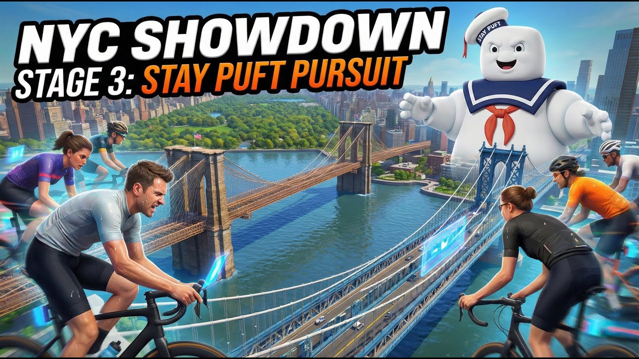 Zwift Zracing 'NYC Showdown' Stage 3 - Stay Puft Pursuit (C 330-450) 11.29.25 #Zwifter #ZwiftNYC