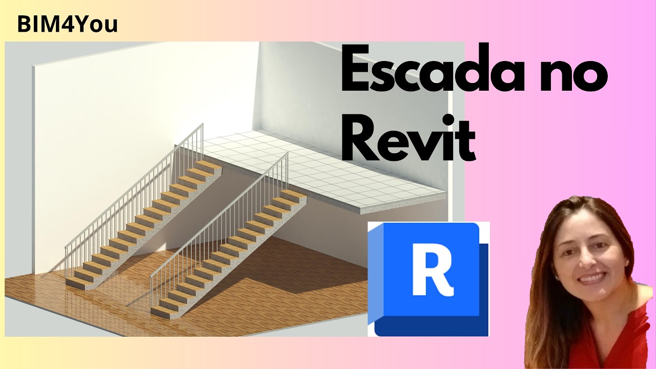 ESCADA Monolítica Reta no Revit: do zero com BIM4You