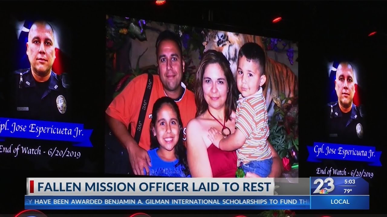 Funeral for fallen Mission Police officer