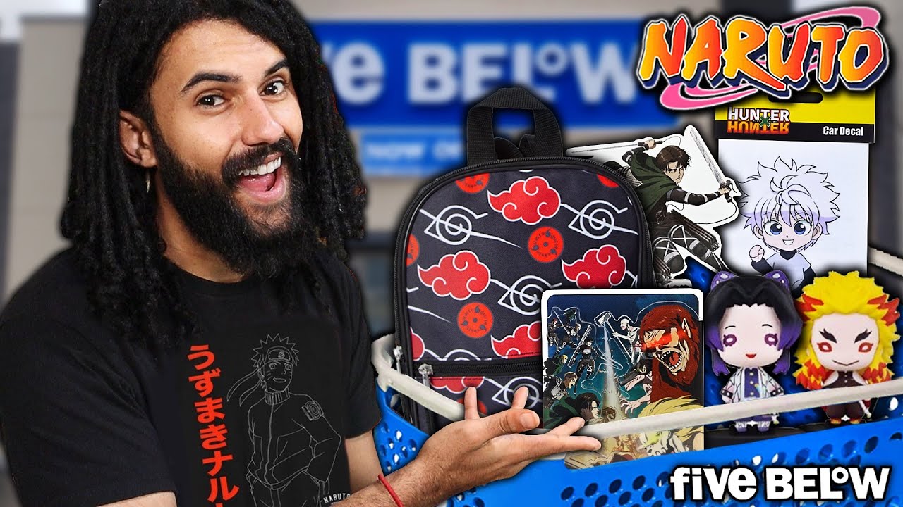 Seeing How Much Anime Merch We Can Find At Five Dollar Store!! *NARUTO, DEMON SLAYER , MORE*