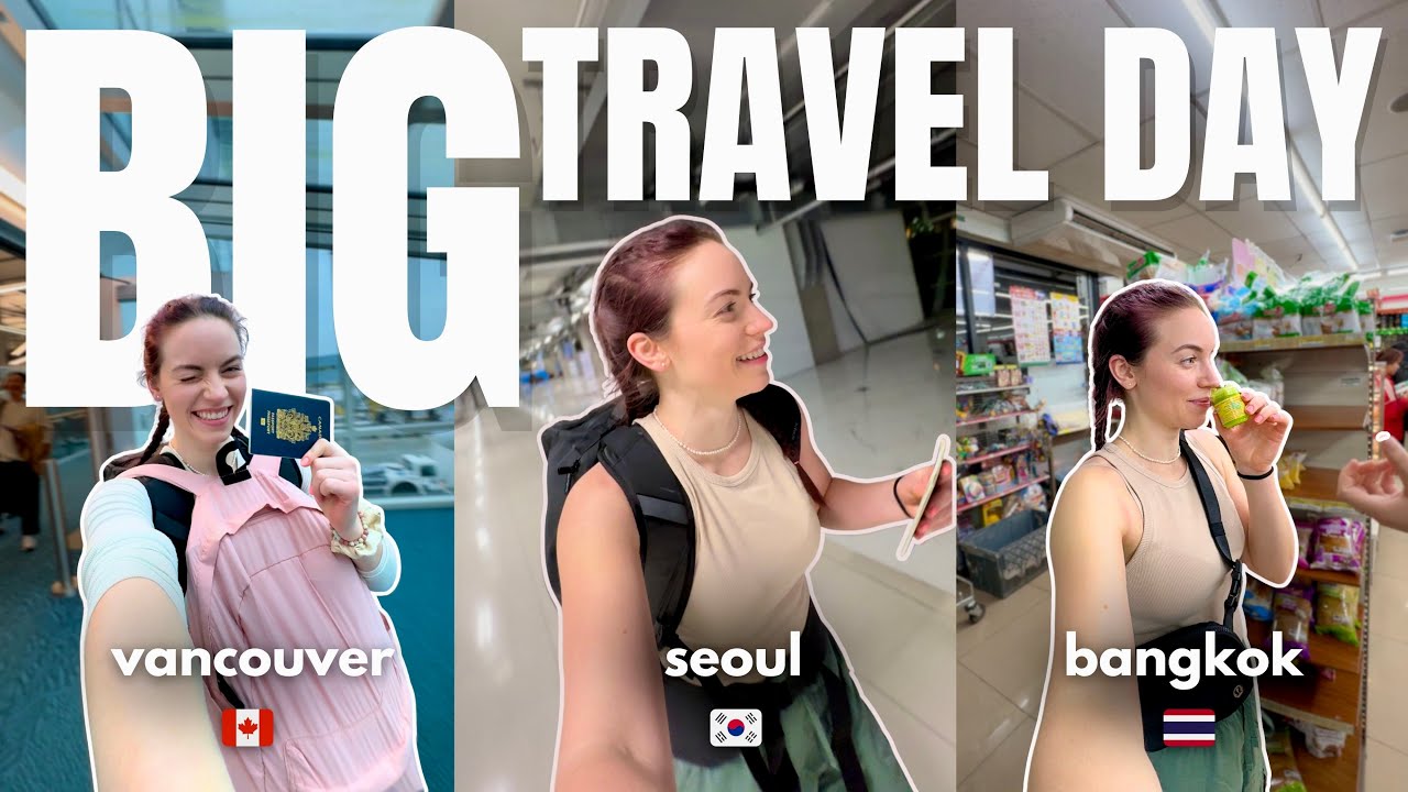 Best Economy Flight EVER? Korean Air + My First 7-ELEVEN in Thailand | Thai Vlog 1