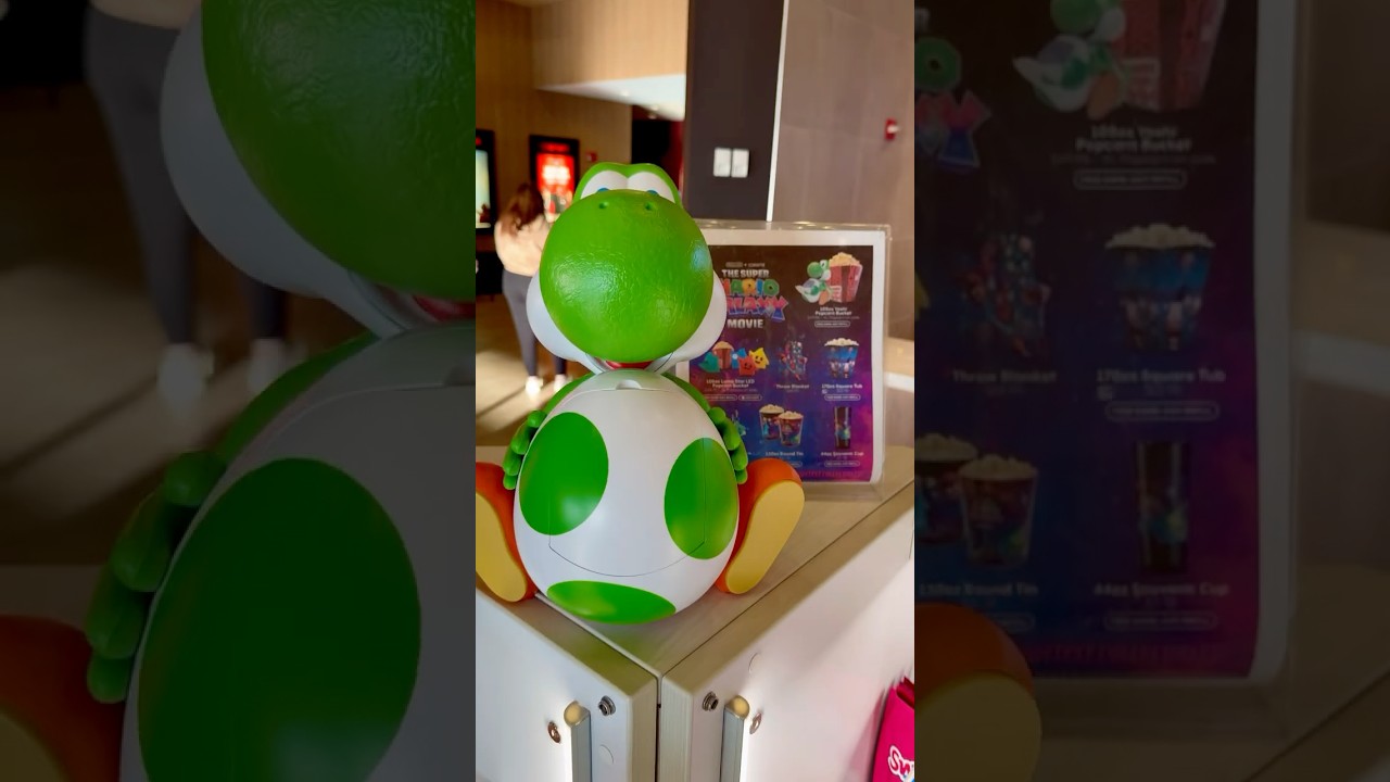 Mario Limited Movie Merch｜Yoshi Popcorn Bucket is here! Have you got yours yet? 🥚 #cute #adoreble